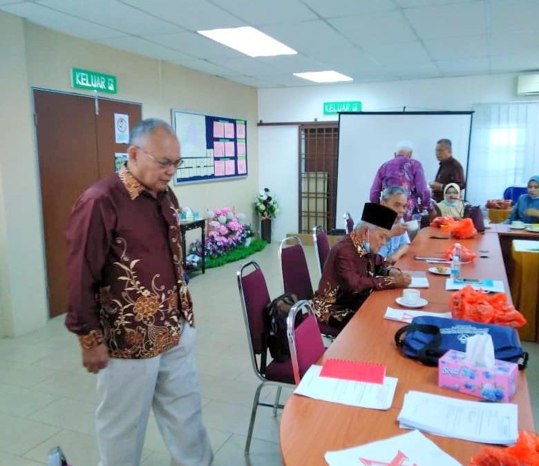 Jawatankuasa Persatuan Pesara Kerajaan Malaysia, Bahagian Negeri Sembilan Bermesyuarat Kali Pertama Untuk Tahun 2021 Pada 09 Mac 2021 di Bangunan Pertubuhan Peladang Daerah Tampin, Gemencheh.