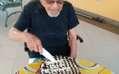 PPKM meraikan Hari Kelhiran yg Ke 100 tahun, mantan Naib Presiden Dato Shaari b Harun pada 18.4.2020.